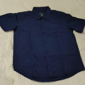 Teenager Boy Blue Short Sleeve Shirt Size 14 NWT.